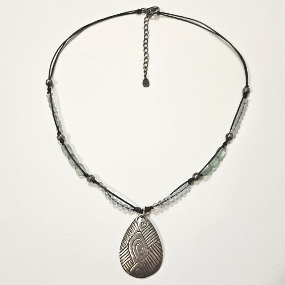 Silpada - Retired - Sterling Silver "Colors of the Sea" Necklace